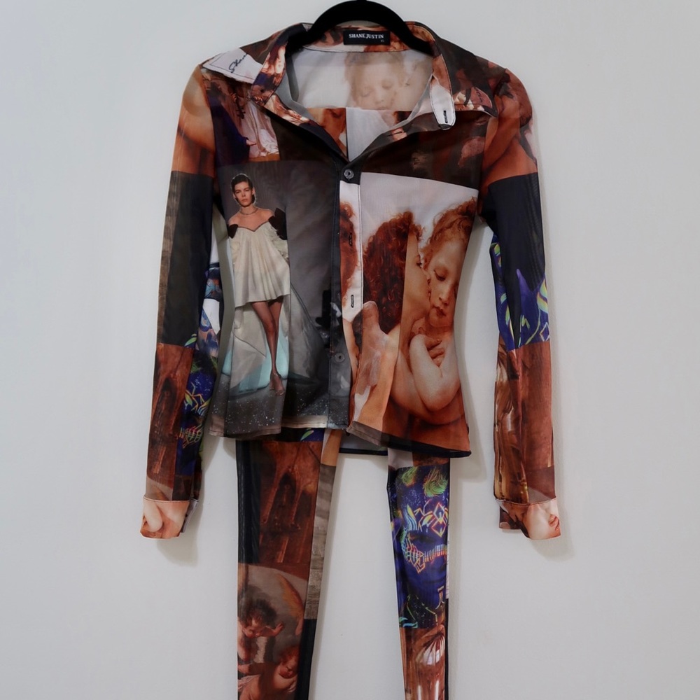 SHANE JUSTIN Renaissance Two-Piece set - worn once